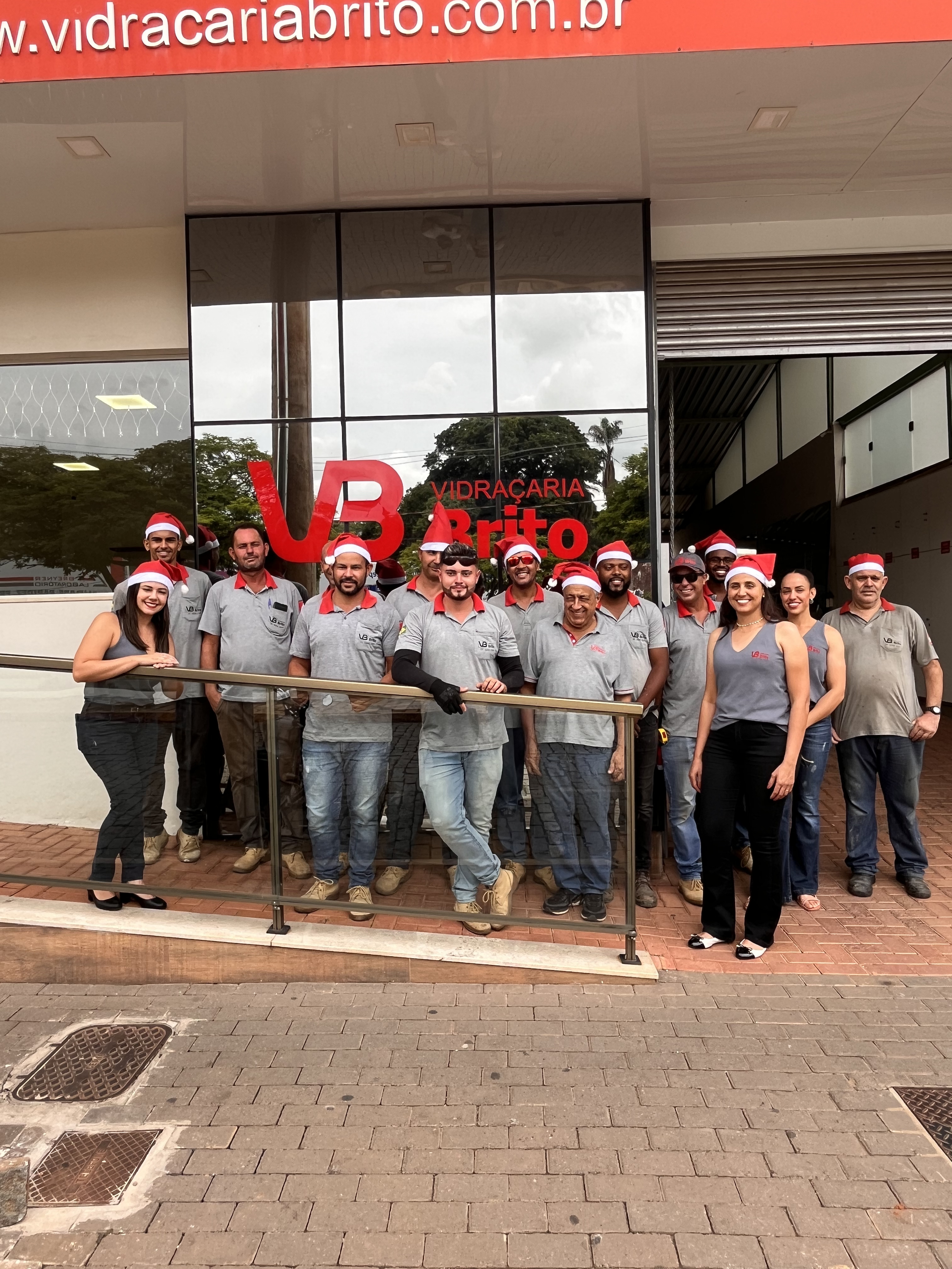 Fachada da Vidraçaria Brito